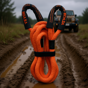 Corde de remorquage Vevor 1 pouce x 30 pieds, sangle de récupération robuste pour Jeep, voiture, camion, ATV, UTV - Product Image 2