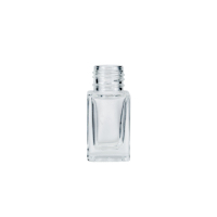 Set de Mini bouteilles d'encre en verre de 15ml, Rectangle, rechargeables, Vintage, haute qualité, stylo, encre well