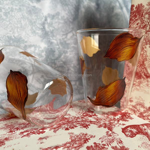 Juego de Copas de Vino de Cristal Hechas a Mano con Diseño de Patrón de Vid, Diseño Transparente de Cielo Estrellado - Product Image 5