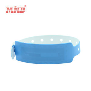 أرصدة RFID صغيرة للاستعمال مرة واحدة تردد 13.56 ميجا هرتز أرصدة للمرضى أساور ورقية حرارية طويلة المدى للمستشفيات - Product Image 3