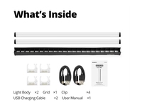 Portable 30W A2 PLUS Ambitful 2500K-8500K 37in 95cm RGB Tube Light Full Color LED Video Stick Light pour la photographie