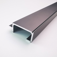 Poignée de meuble moderne en alliage d'aluminium en forme de barre pour armoires de cuisine, commodes, penderies et tiroirs, avec un design durable et écologique