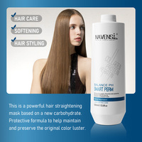 Traitement capillaire à la kératine protéinée Navensi, crème lissante pour cheveux à l'huile d'argan pour salon