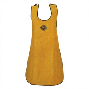 Tabliers de soudeur en cuir résistants à la chaleur, vêtements de protection pour soudeurs, tablier de charpentier anti-incendie - Product Image 1