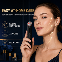 Nouveautés 2026 : Appareil de Soin de la Peau, Rouleau Facial Vibrant, Masseur Sans Fil à Microcourant pour le Visage et le Cou, Anti-Poches