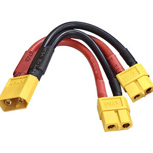 XT60-Anschlussadapter Stecker auf Doppel buchse für die Strom verteilung von RC Drone FPV-Rennwagen - Product Image 2