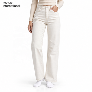 Jeans en denim personnalisés pour femmes, coupe baril, taille haute, fournisseur en gros pour les détaillants en ligne aux États-Unis - Product Image 4
