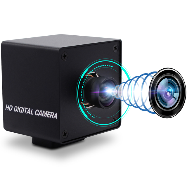 ELP 4K Autofocus Webcam 3840X2160 No Distortion Lens Wide Angle Camcorder IMX415 Mini USB Video Camera for Video Conference