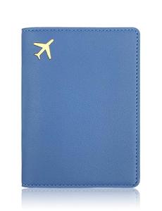 Porta Pasaportes de Viaje con Logotipo Personalizado, Diseño de Avión con Estampado en Caliente - Product Image 5