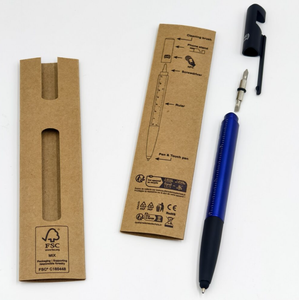 Carnet intelligent NFC personnalisable en cuir PU A5 avec stylo, classeur à anneaux 24 trous pour cadeaux d'affaires - Product Image 5