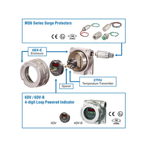 Original 27 Series, 27HU HART Temperature Transmitter - Universal Input, Isolated 4-20 MA Output Loop Powered Signal Amplifier - Product Image 4
