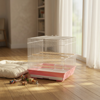 Cage à oiseaux portable en fer respirant à motif animalier pour l'élevage de perroquets, vente directe d'usine