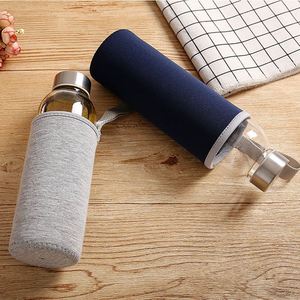 Bouteille d'eau en verre de haute qualité de 300 ml avec poignée - Product Image 5