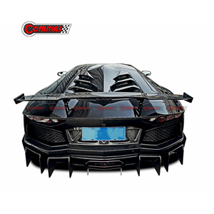 Ensemble de pare-chocs arrière en fibre de verre édition limitée pour Lamborghini Aventador LP700, kit de pare-chocs arrière style DC - Product Image 2