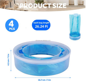 LVDI Sacchetti di Ricarica Personalizzati per Pannolini Munchkin/LitterLocker/<span class=keywords><strong>Foppapedretti</strong></span>, Confezione da 4, Cassette di Ricambio per Contenitori per Pannolini - Product Image 5
