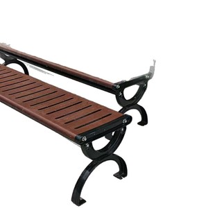 Banco de Parque de Plástico PP para Exteriores, Resistente a la Corrosión, con Capacidad de Carga de 500 kg, Protección Solar e Impermeable - Product Image 2