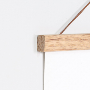 8 in Solid Oak <span class=keywords><strong>Canvas</strong></span> poster print Art Wall Hanging Display Hanger <span class=keywords><strong>con</strong></span> cornice in legno <span class=keywords><strong>con</strong></span> <span class=keywords><strong>stampa</strong></span> magnetica - Product Image 3