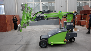 เครื่องยกกระจกอัตโนมัติ Eworld Yellow 304 Steel Glass Loading Machine 220V/380V พร้อมหุ่นยนต์ดูดสูญญากาศ สำหรับกระจกหนา 1-40 มม. รองรับน้ำหนักได้ 100% - Product Image 4