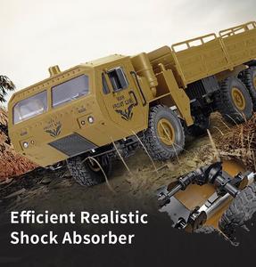 Auto RC HOSHI JJRC Q75 1:16 2.4Ghz, Veicolo <span class=keywords><strong>Militare</strong></span> Fuoristrada, Rock Crawler, Camion a Sei Ruote in Scala Ridotta, Regalo per Bambini - Product Image 6