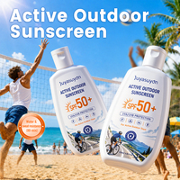Crème solaire SPF50 résistante à l'eau pendant 80 minutes, protection UV pour les sports de plein air, résistante à la transpiration, légère, non grasse, pour le soin du visage et du corps