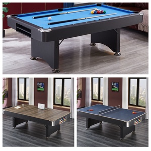 Prêt à expédier Vente à chaud Pieds pliants sans assemblage 7FT 8FT <span class=keywords><strong>Table</strong></span> de <span class=keywords><strong>billard</strong></span> 3 en 1 <span class=keywords><strong>Table</strong></span> de <span class=keywords><strong>billard</strong></span> <span class=keywords><strong>pliable</strong></span> en vente - Product Image 6
