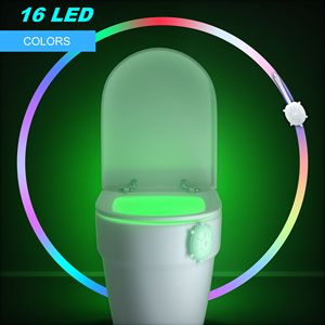 Luz Nocturna Inteligente LED con Sensor de Movimiento para Inodoro, OEM ODM, Funciona con Batería, Lámpara para Inodoro con Sensor de Luz para Baño - Product Image 4