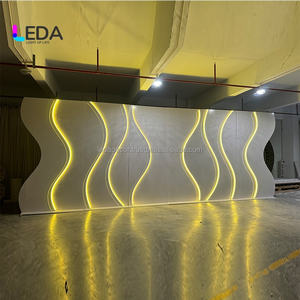 Lida ชุดซุ้มโค้ง LED ฉากหลังเวทีแต่งงานชุดซุ้มโค้งอะคริลิค RGB สำหรับงานปาร์ตี้ - Product Image 2