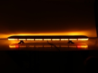Barre lumineuse d'ambulance haute puissance 1,5 m du fabricant, barre lumineuse d'avertissement d'urgence à LED, lumière stroboscopique avec haut-parleur, rouge, bleu, ambre