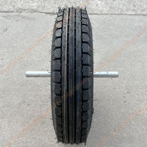 Roue en caoutchouc pneumatique robuste de 16 pouces <span class=keywords><strong>4.00</strong></span>-<span class=keywords><strong>8</strong></span> pneu de roue de pneu de brouette pour chariot de camion à main industriel - Product Image 4