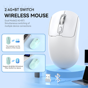 Manufacturer Dual mode <b>mouse</b> sem fio Portable Optical silent <b>computer</b> rechargeable ergonomic bluetooth 2.4ghz wireless <b>mouse</b> - Product Image 4