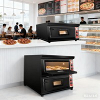 Four à pizza professionnel haute température 450°C 500°C, commercial, simple ou double pont, à pierre, électrique ou à gaz