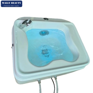 Bassin de pédicure de luxe portable, équipement de salon de manucure, <span class=keywords><strong>spa</strong></span> de massage à remous, bassin de pédicure avec lumière LED - Product Image 2