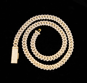Yy 喜平ネックレス メンズ 925シルバー 8mm 10mm 2連 VVSモアサナイト アイスドネックレス - Product Image 6