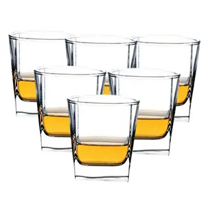 Square Thickened Whiskey Glass Old Fashioned Liquor Vodka Cocktail Tumbler Bar Glasses