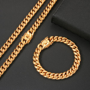 Cadena Cubana de Plata Tai Personalizada para Hombre, Estilo Hip-Hop, Chapada en Oro de 18K, Moderna y de Marca, para Regalo - Product Image 6