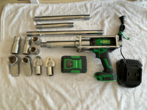 طقم موسع كهربائي 5 طن لاسلكي ، رافعات هوائية مطاطية للربط لإصلاح هيكل السيارة - Product Image 3