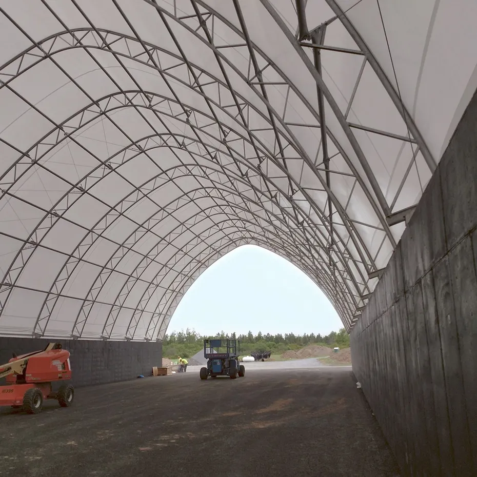 30x60ft OEM/ODM 100-150kmH Wind Load warehouse shed movable shelter aufblasbare flugzeuge hangar for sale