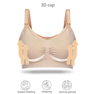 Donne comode che alimentano <span class=keywords><strong>reggiseno</strong></span> per <span class=keywords><strong>allattamento</strong></span> al seno in gravidanza senza filo elastico morbido <span class=keywords><strong>reggiseno</strong></span> da <span class=keywords><strong>allattamento</strong></span> - Product Image 4