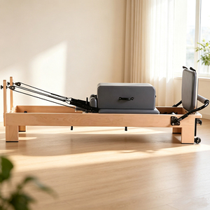 SVD-R04 Wooden Reformer Machine With Customizable Color Sitting Box Foot <b>Pedal</b> Easy Assembly Home Gym Equipment SVD-R04 - Product Image 2