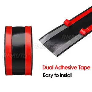 Protector de Umbral de Puerta de Coche, Protector de Parachoques, Tira Protectora de 100 cm, Película Adhesiva de Fibra de Carbono Antiarañazos para Coche, SUV, Camioneta, Universal - Product Image 5