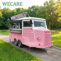 WECARE Camion de restauration vintage, cuisine mobile, camion de vente de glaces, café, hot-dogs, pizzas, en-cas, fast-food, à vendre