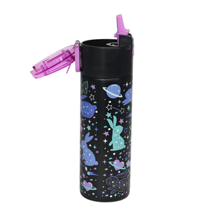 Logo personnalisé 530ml étanche isolé en <span class=keywords><strong>acier</strong></span> inoxydable gobelet enfants bouteille <span class=keywords><strong>d</strong></span>'eau avec <span class=keywords><strong>paille</strong></span> - Product Image 2