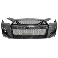 PERSONNALISER GTR LB STYLE PARE-CHOCS AVANT EN FIBRE DE CARBONE pour 2014-2021 INFINITI Q50 KIT DE CARROSSERIE