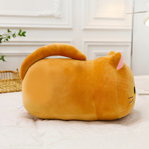 Almohada de Peluche Personalizada con Diseño de Gato de Dibujos Animados, Cojín de Peluche Suave y Divertido, Juguete de Peluche de Gato Relleno de Algodón PP - Product Image 5