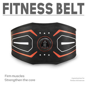 เข็มขัดพลาสติกกระตุ้นการออกกำลังกายที่บ้านพร้อมเครื่องกายภาพบำบัดอินฟราเรดจับเวลา2ชั่วโมงสำหรับผู้ชายผู้หญิงเอวนวดกระชับหน้าท้องสีส้ม - Product Image 2