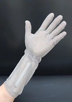 En promotion : Gants de protection en fil d'acier inoxydable Grade 9, anti-tronçonneuse, pour abattage et travaux mécaniques