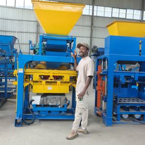 Bloc de brique creux en béton de ciment à emboîtement QMJ4-40C faisant la machine <span class=keywords><strong>prix</strong></span> de noyau de roulement de moteur largement utilisé vente USA - Product Image 5