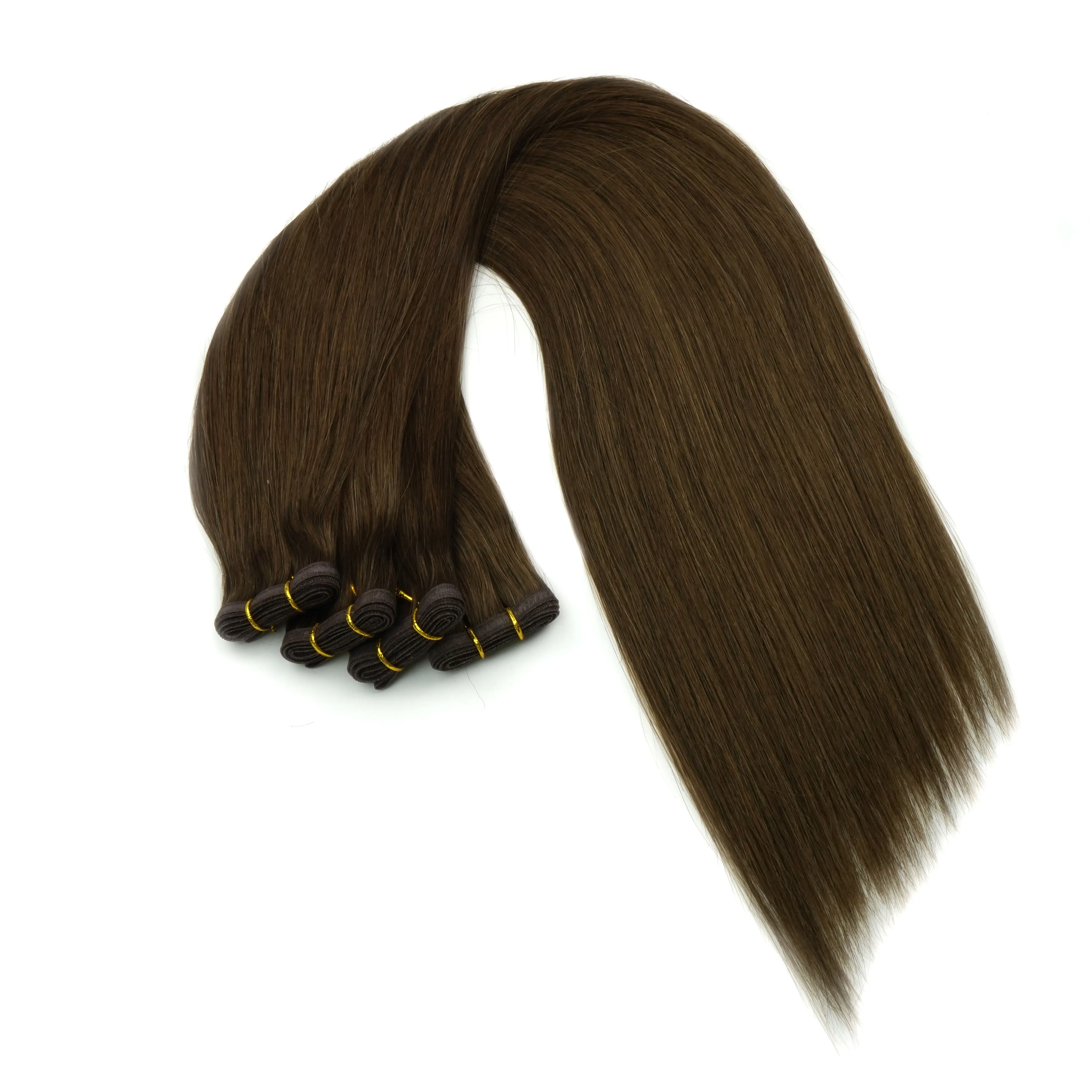 Rambut remy manusia penjualan laris ekstensi rambut pakan datar kualitas tinggi ujung tebal dengan berbagai pilihan