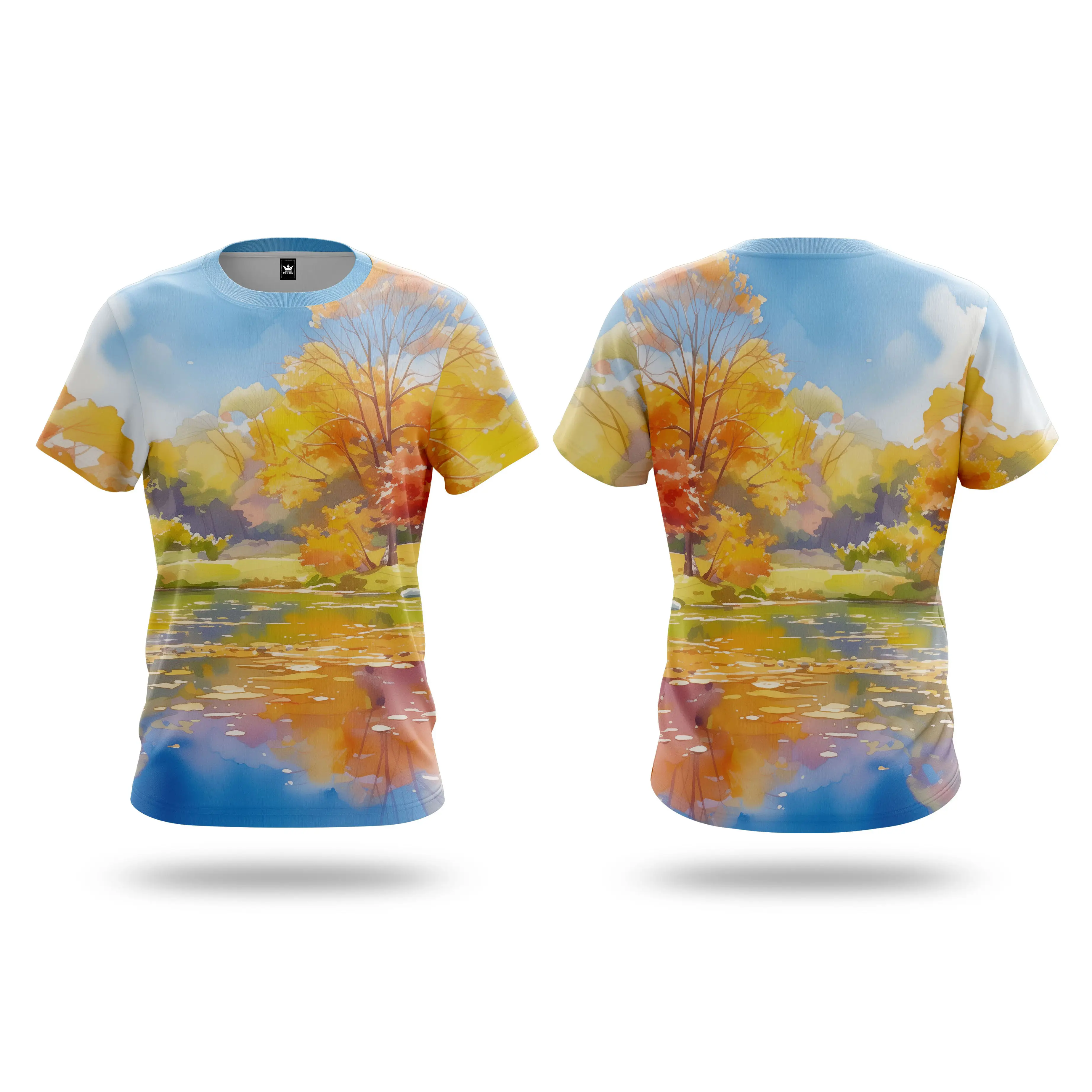 Custom T Shirt All over Printing polyester Casual wear Tee Shirt sublimation men t-shirt for sale