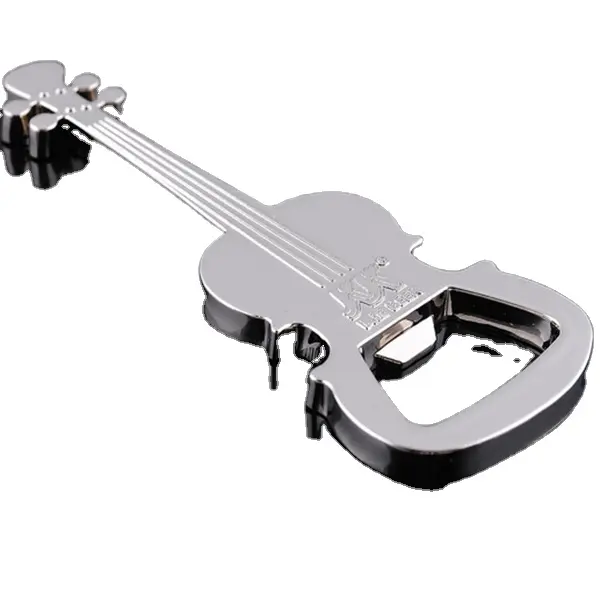 High quality guitar music bottle opener key rings